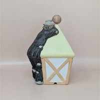 Flambro: Emmett Kelly Jr. Clown Lantern – Bisque Porcelain Nightlight