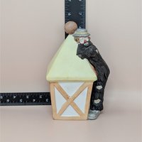 Flambro: Emmett Kelly Jr. Clown Lantern – Bisque Porcelain Nightlight