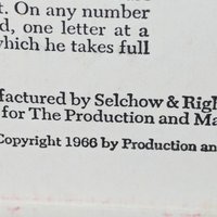 1966 Selchow and Righter Scrabble RSVP Game