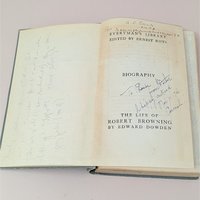 1904 The Life of Robert Browning  Edward Dowden Hardcover Book