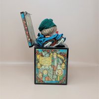 1988 Tiny Tim Music Box – Enesco Limited Edition – Victorian Christmas Carol Decor