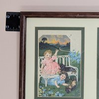 Sasparella Advertising Cards Framed Art Set of 2