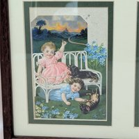 Sasparella Advertising Cards Framed Art Set of 2