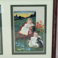 Sasparella Advertising Cards Framed Art Set of 2