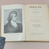 1905 Wilhelm Tell Hardcover – Friedrich Schiller – Antique German Literature