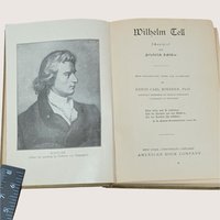 1905 Wilhelm Tell Friedrich Schiller Hardcover Book