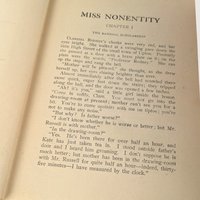 Antique Miss Nonentity by Mrs. L.T. Meade Hardcover Book