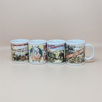 1987 Flambro Circus Poster Mugs – Set of 4 – Vintage Circus World Museum