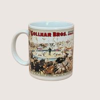 1987 Flambro Circus Poster Mugs Set of 4