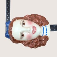 1995 Dorothy Clay Art Wizard of Oz Ceramic Wall Mask