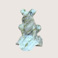Vintage Hand Carved Nephrite Jade Frog
