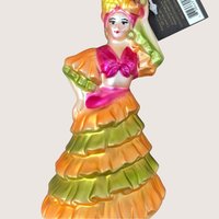 Vintage Midwest of Cannon Falls Glass Dancer Ornament