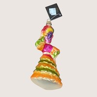 Vintage Midwest of Cannon Falls Glass Dancer Ornament