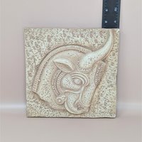 1960s Z. Danjell Greek Wall Art: Horse & Bull Plaster Pair