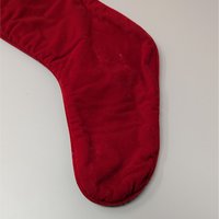 1990s Traditional Old World Santa Needlepoint Stocking
