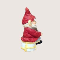 1970s Whimsical Ceramic Garden Gnome Figurine