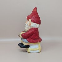 1970s Whimsical Ceramic Garden Gnome Figurine