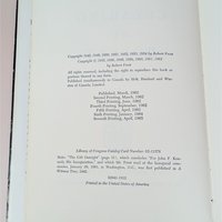 1962 In the Clearing by Robert Frost