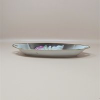 1920s Suhl Germany Floral Porcelain Celery Tray