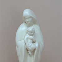 1960s Haeger Madonna and Child Ceramic Planter