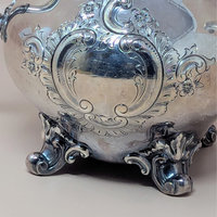1950s Reed & Barton Regent Silver Plated Hand Chased Teapot