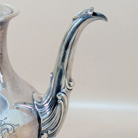 1950s Reed & Barton Regent Silver Plated Hand Chased Teapot