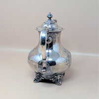 1950s Reed & Barton Regent Silver Plated Hand Chased Teapot