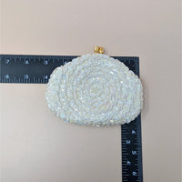 1960s Princess Gardner Beaded Sequin Coin Purse with Box