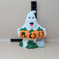1980s Atlantic Mold Ceramic Ghost Halloween Light