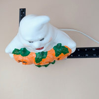 1980s Atlantic Mold Ceramic Ghost Halloween Light