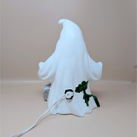 1980s Atlantic Mold Ceramic Ghost Halloween Light