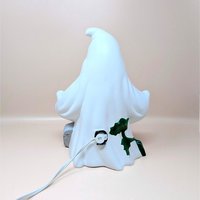 1980s Atlantic Mold Ceramic Ghost Halloween Light