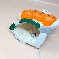 1980s Atlantic Mold Ceramic Ghost Halloween Light