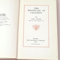 1915 The Pentecost of Calamity by Owen Wister