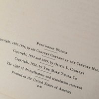 Antique Pudd'nhead Wilson The Complete Works Of Mark Twain Hardcover Book