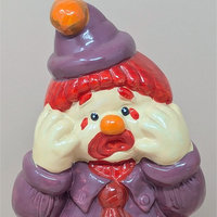 1989 Artmark Handpainted Ceramic Crying Clown Figurine