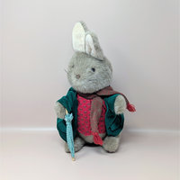 1980s Eden Peter Rabbit and Mrs Rabbit Plush Pair