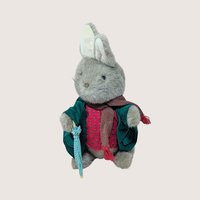 1980s Eden Peter Rabbit and Mrs Rabbit Plush Pair