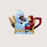 Dept 56 Little Red Riding Hood Storybook Teapot Set