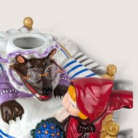 Vintage Dept 56 Little Red Riding Hood Teapot Set