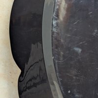 1960s Asian Black Lacquer Mother of Pearl Inlaid Wall Platter