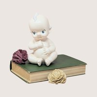 1950s Rose O'Neill Design Kewpie Ceramic Talcum Powder Shaker