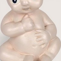 Vintage Ceramic Baby Doll Powder Shaker