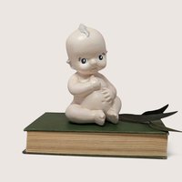 Vintage Ceramic Baby Doll Powder Shaker