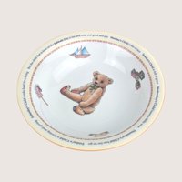 Royal Worcester Monday Child Teddy Bear 3 Piece Nursery Set