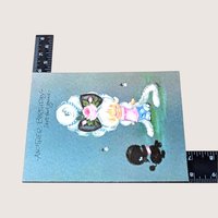 1960s Darcy Big Eye Girl and Dog Greeting Cards Set of 18