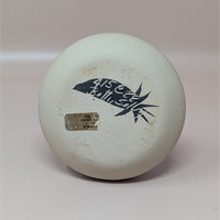 1980s Betty Selby Studio Pottery Vase Feather Design