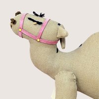 1940s Pattern Handmade Camel Cloth Plush Toy