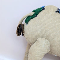 1940s Pattern Handmade Camel Cloth Plush Toy
