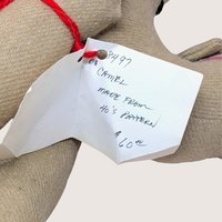 1940s Pattern Handmade Camel Cloth Plush Toy